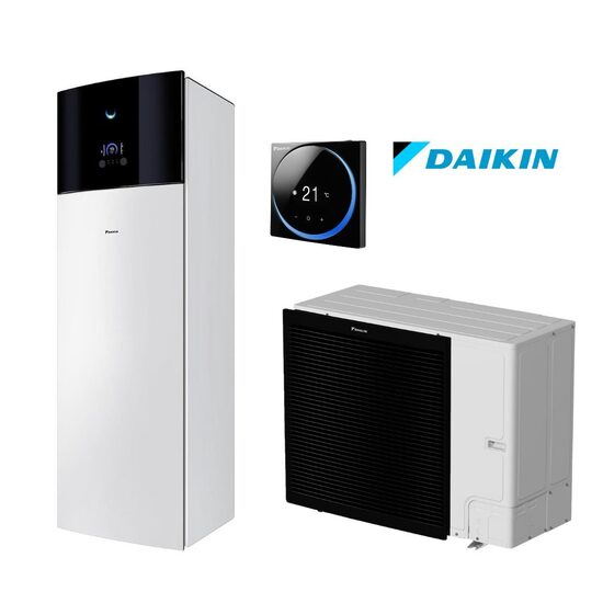 DAIKIN oras vanduo su integruota KV talpa 180 ltr EBVX16S18D9W ERLA16DW17 