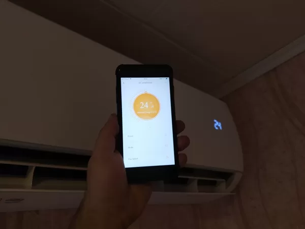 Ande kondicionierius su integruotu wifi valdymu